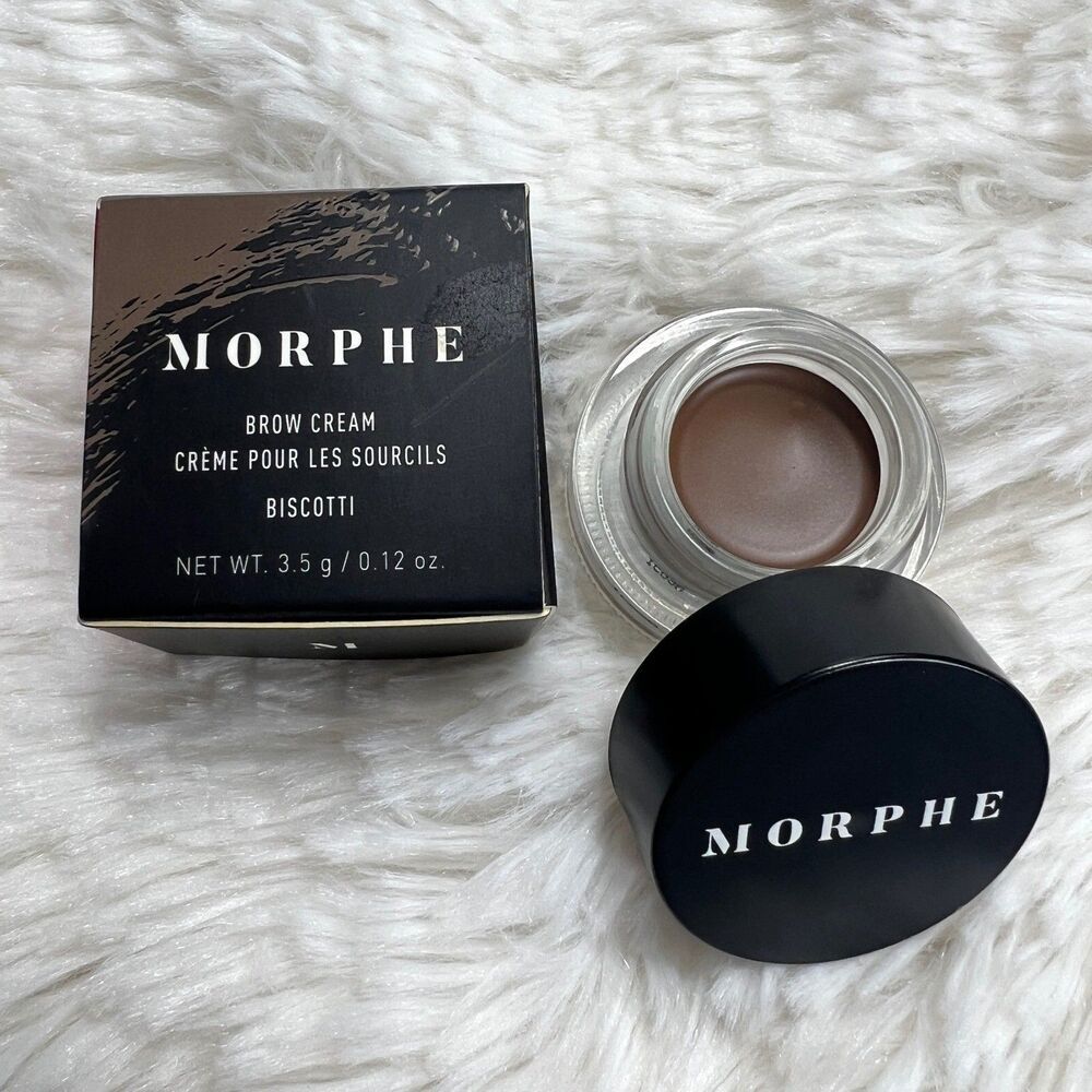 Morphe Brow Cream Biscotti 3.5g 0.12oz High Pigment Eyebrow Pomade Matte Finish
